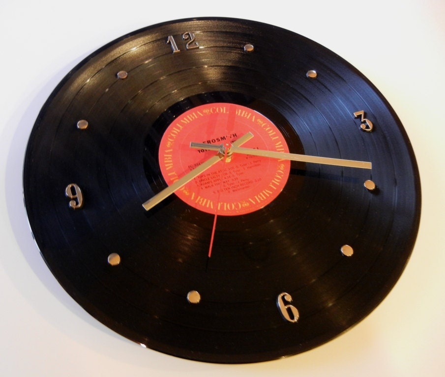 AEROSMITH Vinyl Record Wall Clock (Toys In The Attic)