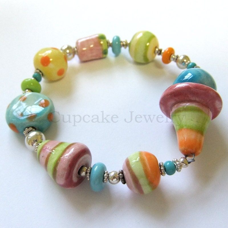 Sweet Ceramic Pastel Bracelet