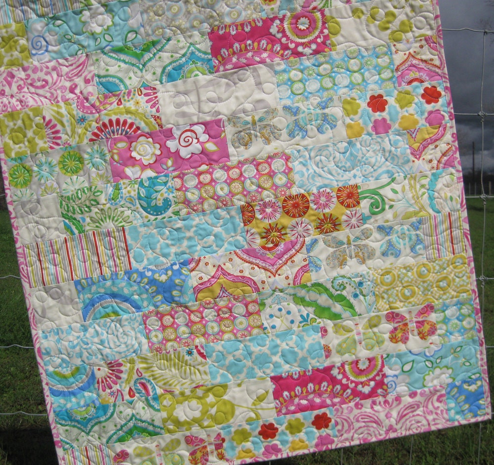 Kumari Garden Baby Girl Quilt