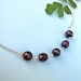 Necklace of Purple Pearls and Crystals