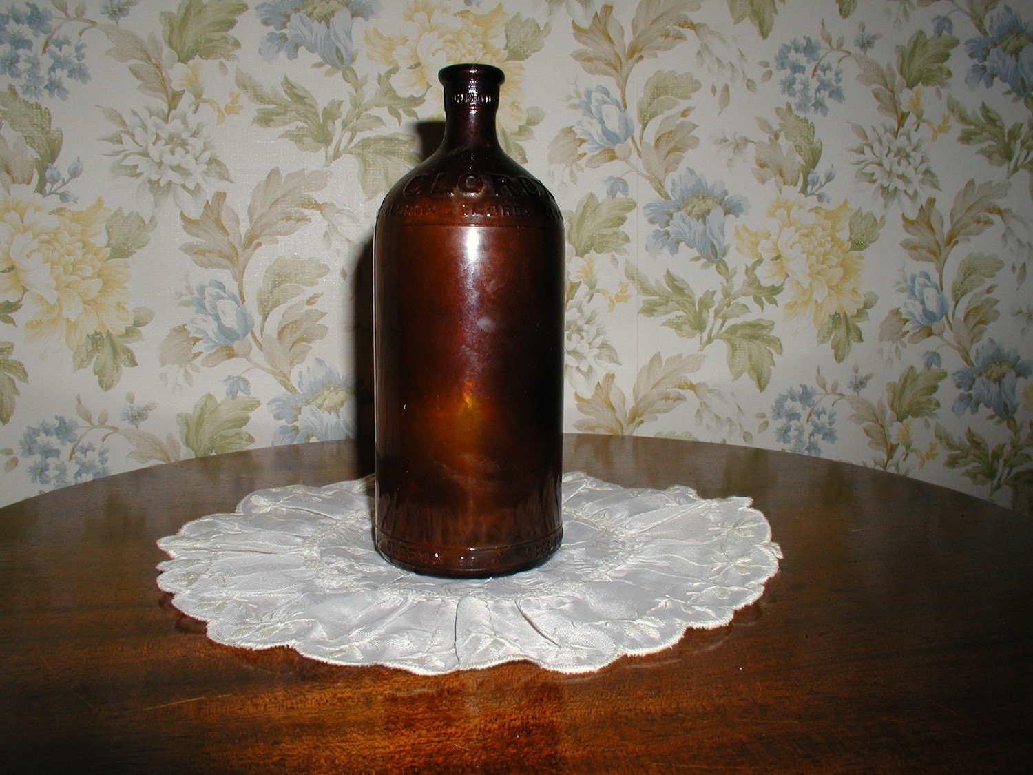 Vintage Bottle Clorox Bleach 1 Pint by scoodles on Etsy