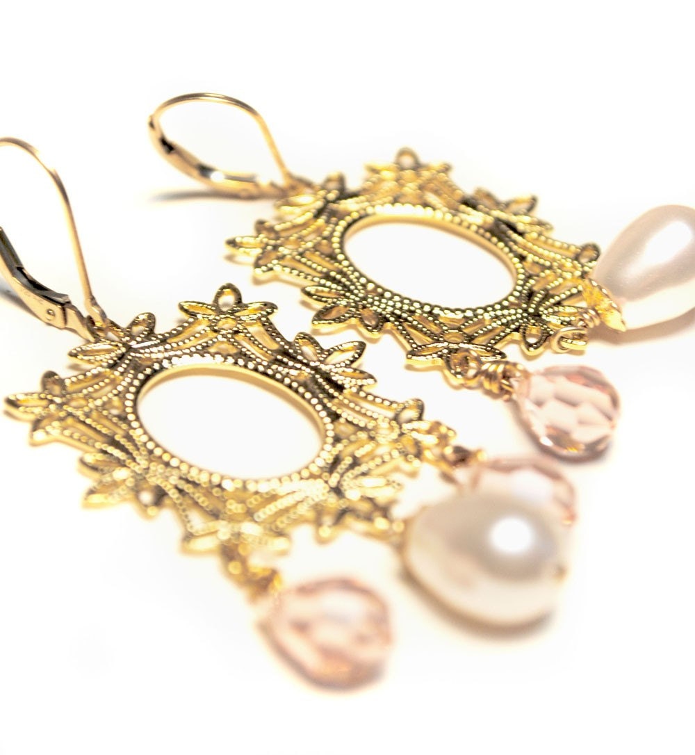 Bridesmaids Jewelry - pair of earrings gift set-
