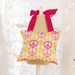 Girls Tooth Fairy Pillow Tooth Fairy Gift in Peace Sign Print