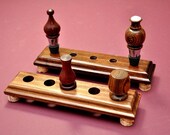 Bottle Stopper Display Rack in Handcrafted Black Walnut
