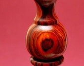 Exotic Hardwood  Cocobolo Wine Stopper With Lartge 18mm Swarovski Crystal