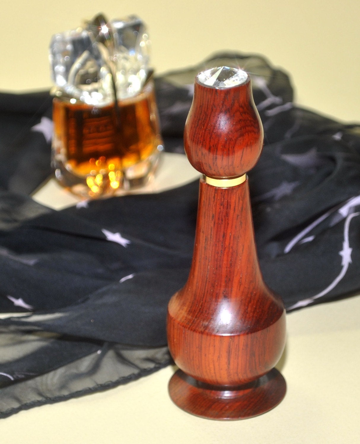 Exotic Rare Cocobolo Perfume Atomizer One of a Kind