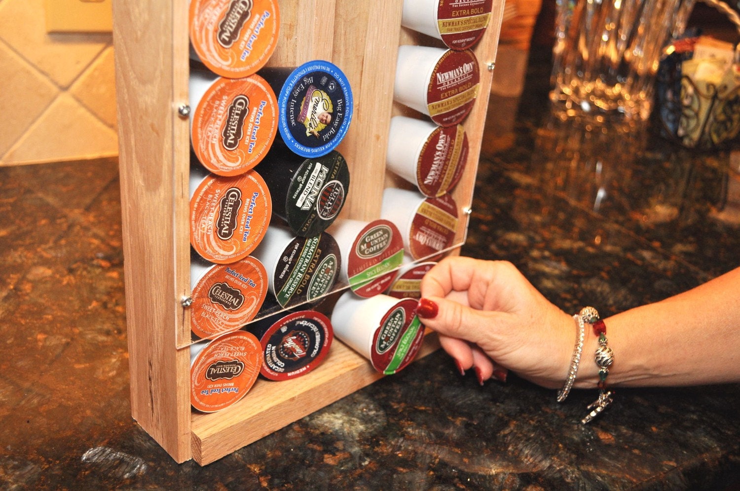 Keurig K-Cup Dispenser and Storage Holds 28K-Cups