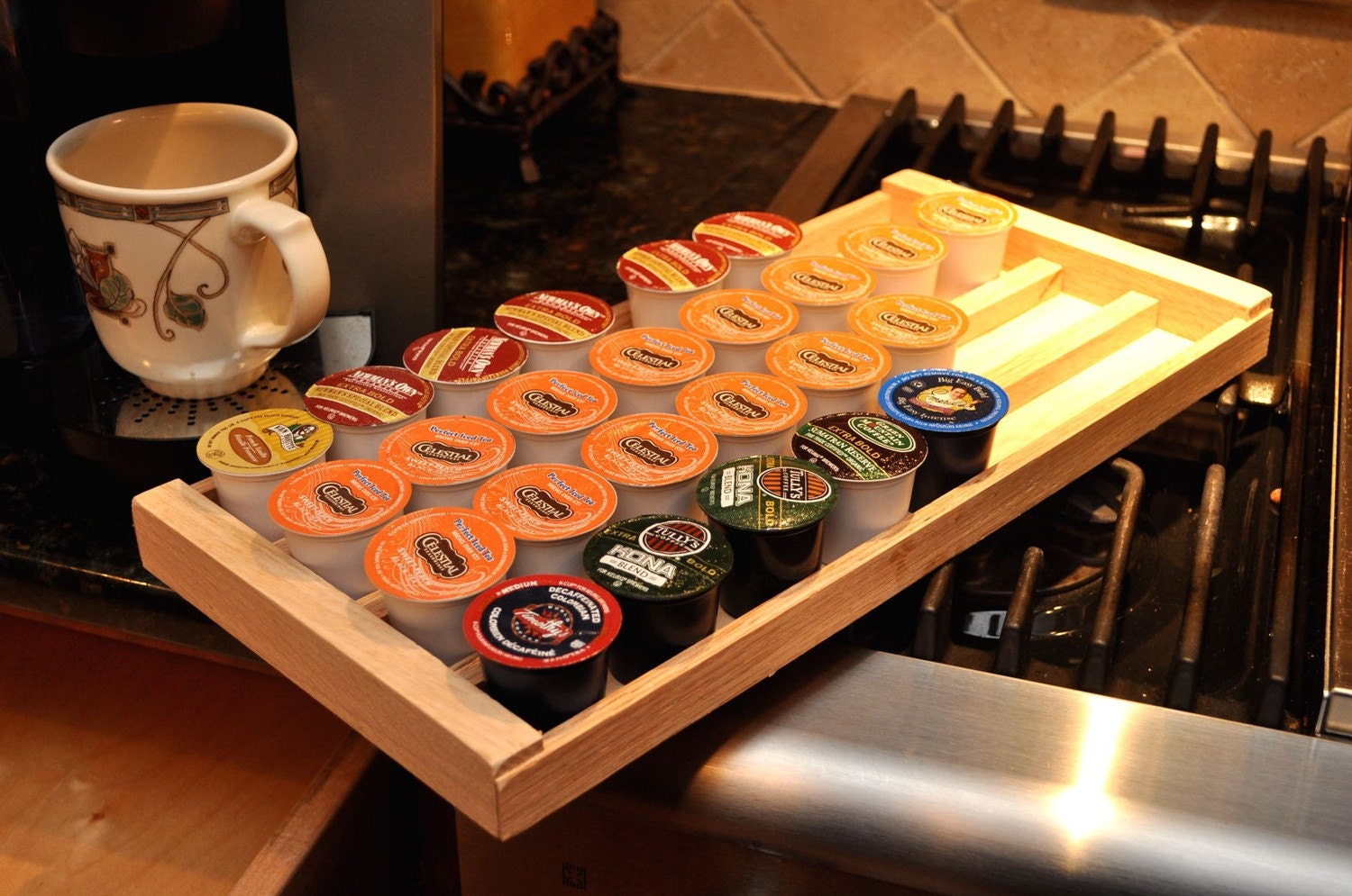 Keurig K-Cup Storage Drawer Insert Holds 32 K-Cups
