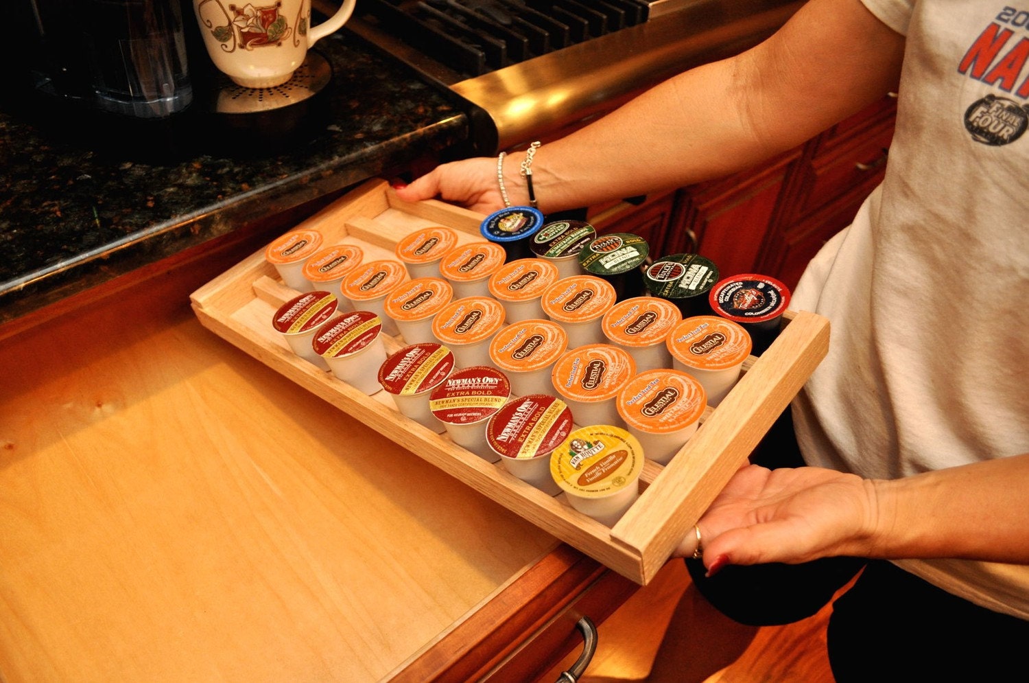 Keurig K-Cup Storage Drawer Insert Holds 32 K-Cups