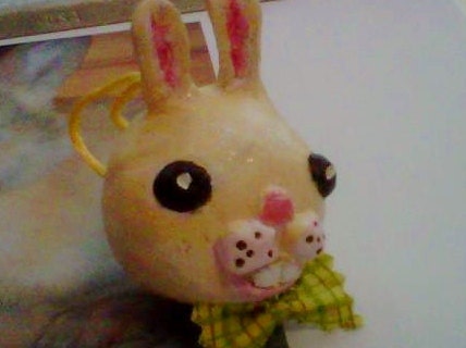 Paper Clay Bunny DooDad