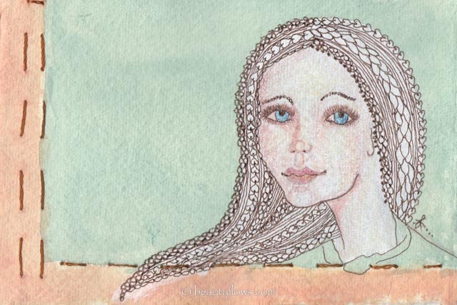 Lovely Braids Greeting Card