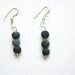 Blue Earrings, Silver blue earrings, Blue gifts, natural blue earrings