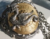 Steampunk Dragon Clock Bracelet