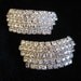 SALE - Vintage Clear Rhinestone Shoe Clips