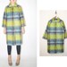 WoozWass Vintage 1970s Japanese Green Mohair Wool Coat Winter Coat Size M