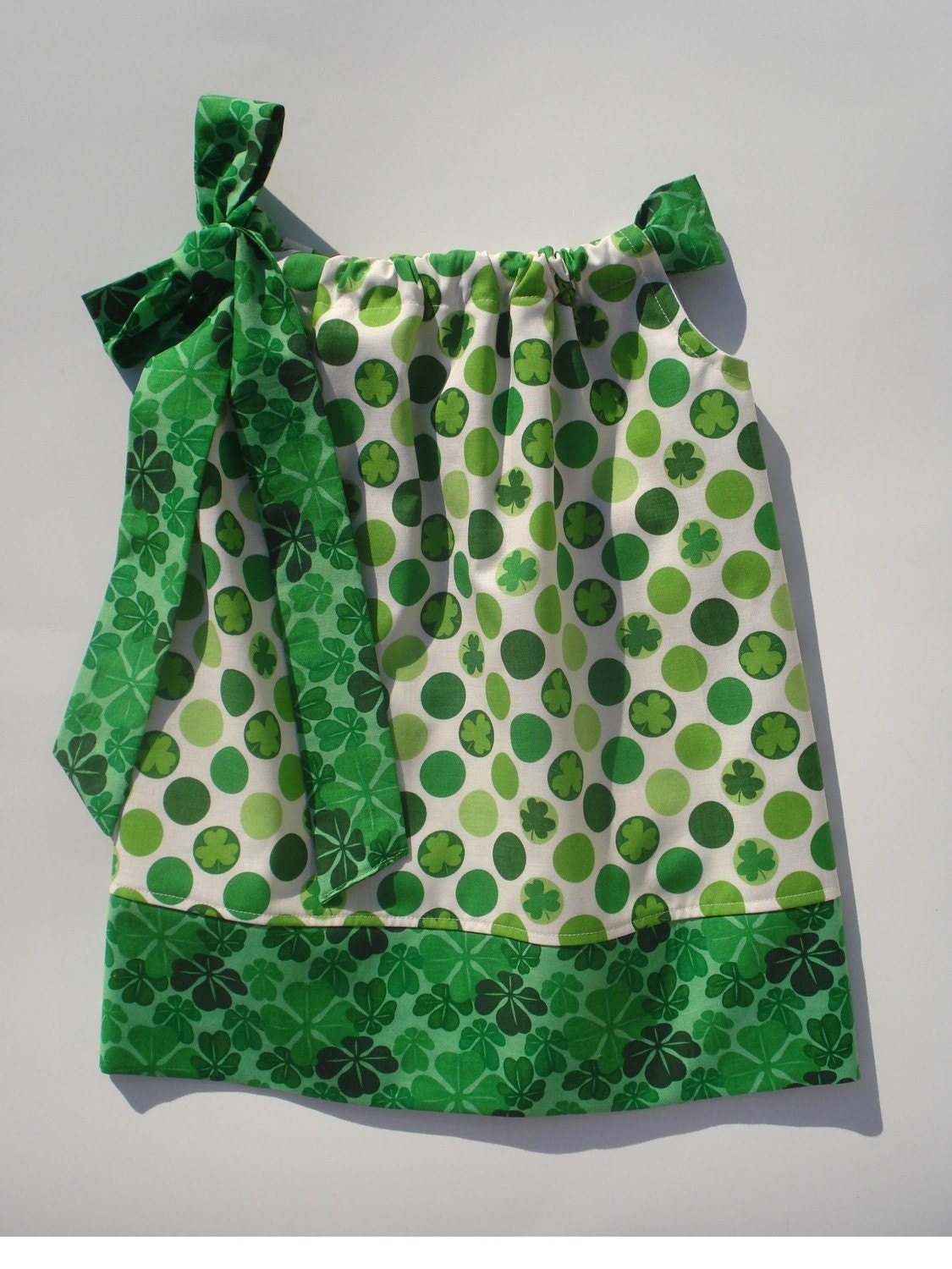 St. Patrick's Day Pillowcase Dress