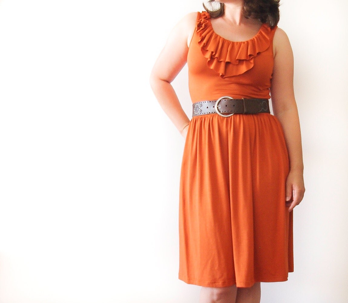 Burnt Orange Dress