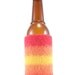 Felted Bottle Cozy - Wool and Alpaca - Red, Orange, and Yellow