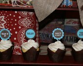 cowgirl party toppers
