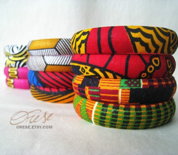 Slims - Ankara African Fabric Bangles