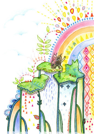 Let's Make Dreams Together - an Archival Art Print about love, hope and possibility