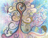 Motherhood - an Archival Art Print of my feelings about  birth and becoming a new mother