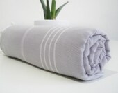 Turkish BATH Towel - Classic Peshtemal - Gray
