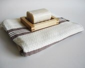 Bathstyle The BEST Quality Turkish BATH Towel Peshtemal -  Very SOFT Bamboo - Brown