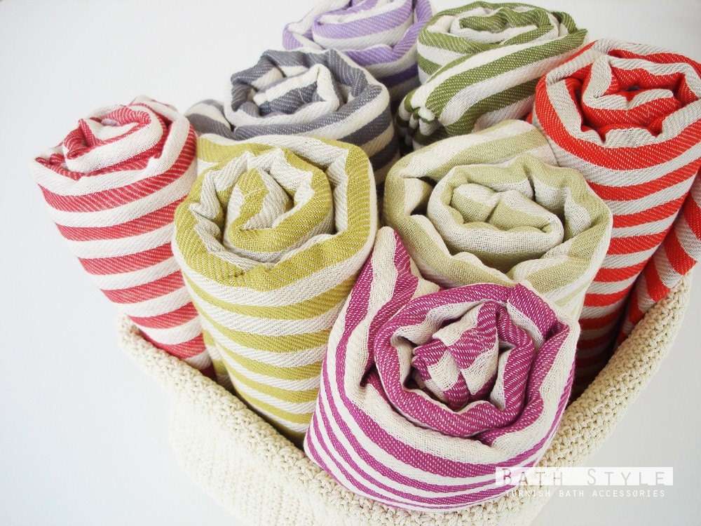 Turkish BATH Towel Peshtemal - Gray