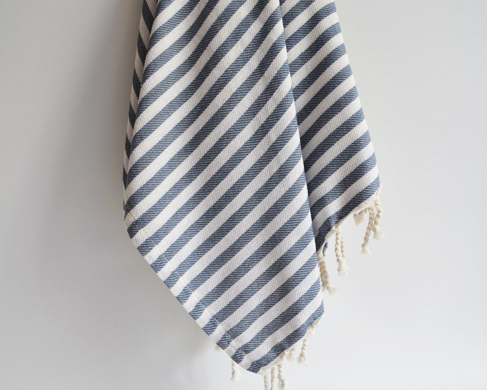 Turkish BATH Towel Peshtemal - Gray No:2