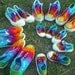 Tie dye shoes Custom dyed-Upcycled