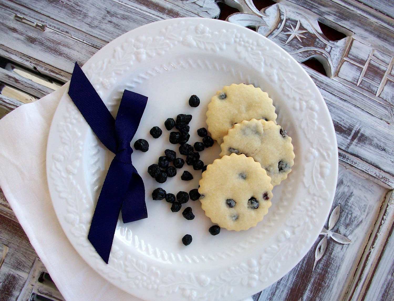 Natural & Organic Gourmet Blueberry Butter Cookies (12 Count)