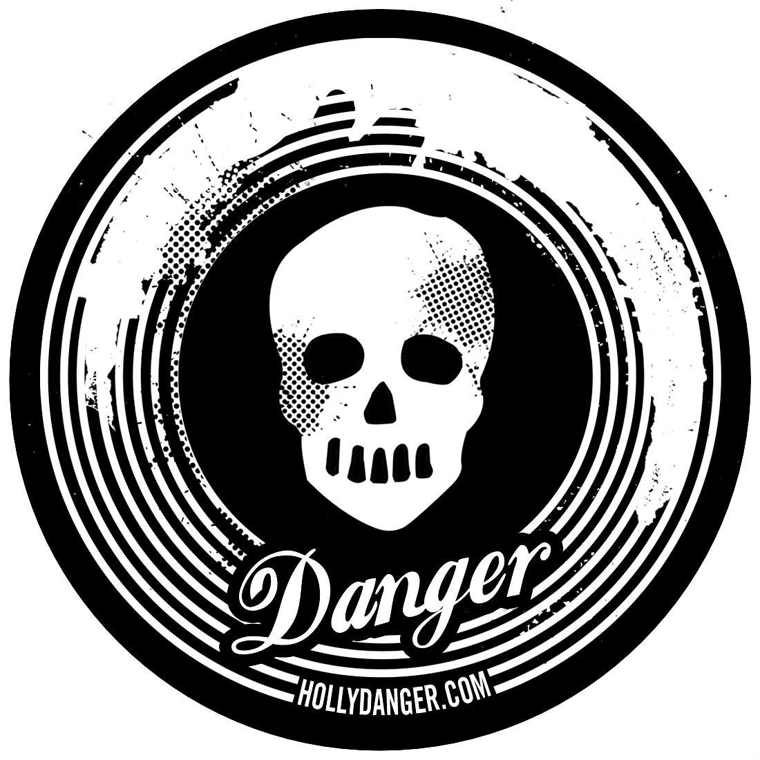 Danger Vinyl Stickers (2 per pack)