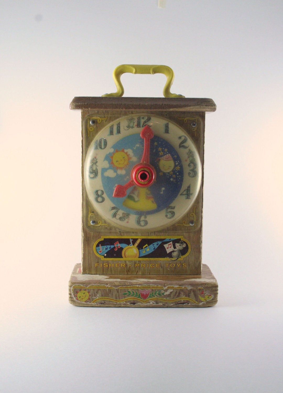 Fisher Price Tick Tock Teaching Clock 1964 by