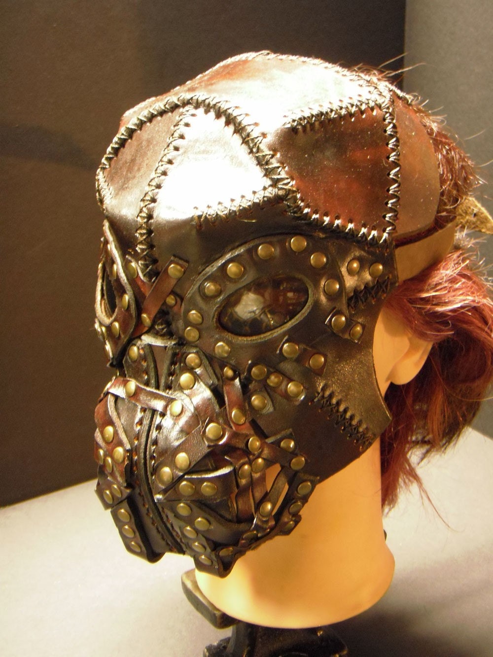 Steampunk leather mask - Wild -