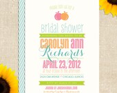Georgia Peach Bridal Shower Invitation DIY PRINTABLE