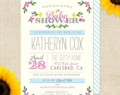 Whimsy Baby Shower Invitation DIY PRINTABLE