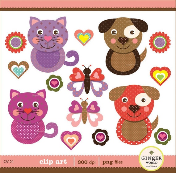 cat clip art etsy - photo #34