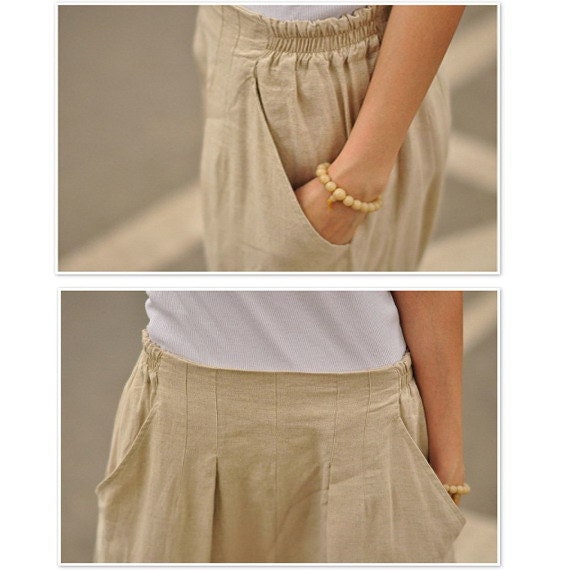 Weekends/loose Harem pants/10 colors/custom made