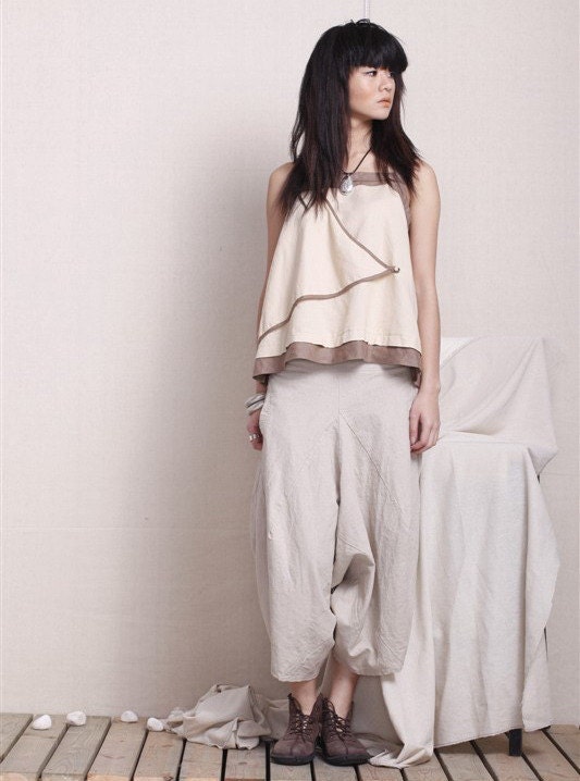 Mission/concise sun-top/2 colors match/custom made