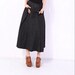 Heartbeat/pleated long skirt/3 colors/custom made