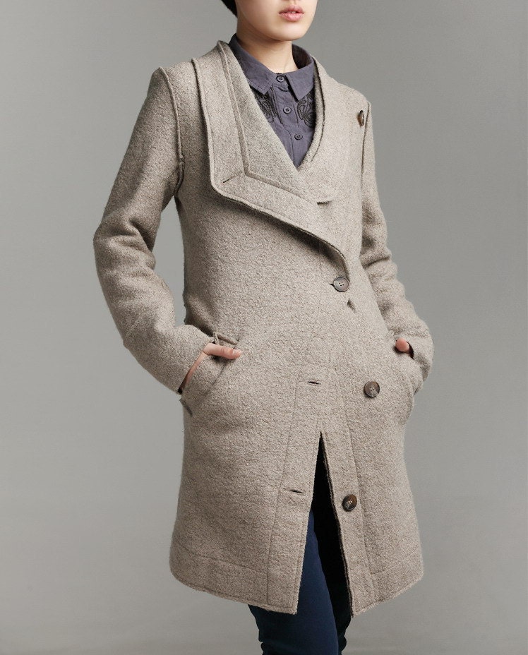 Desire/woolen coat/7 colors/custom made