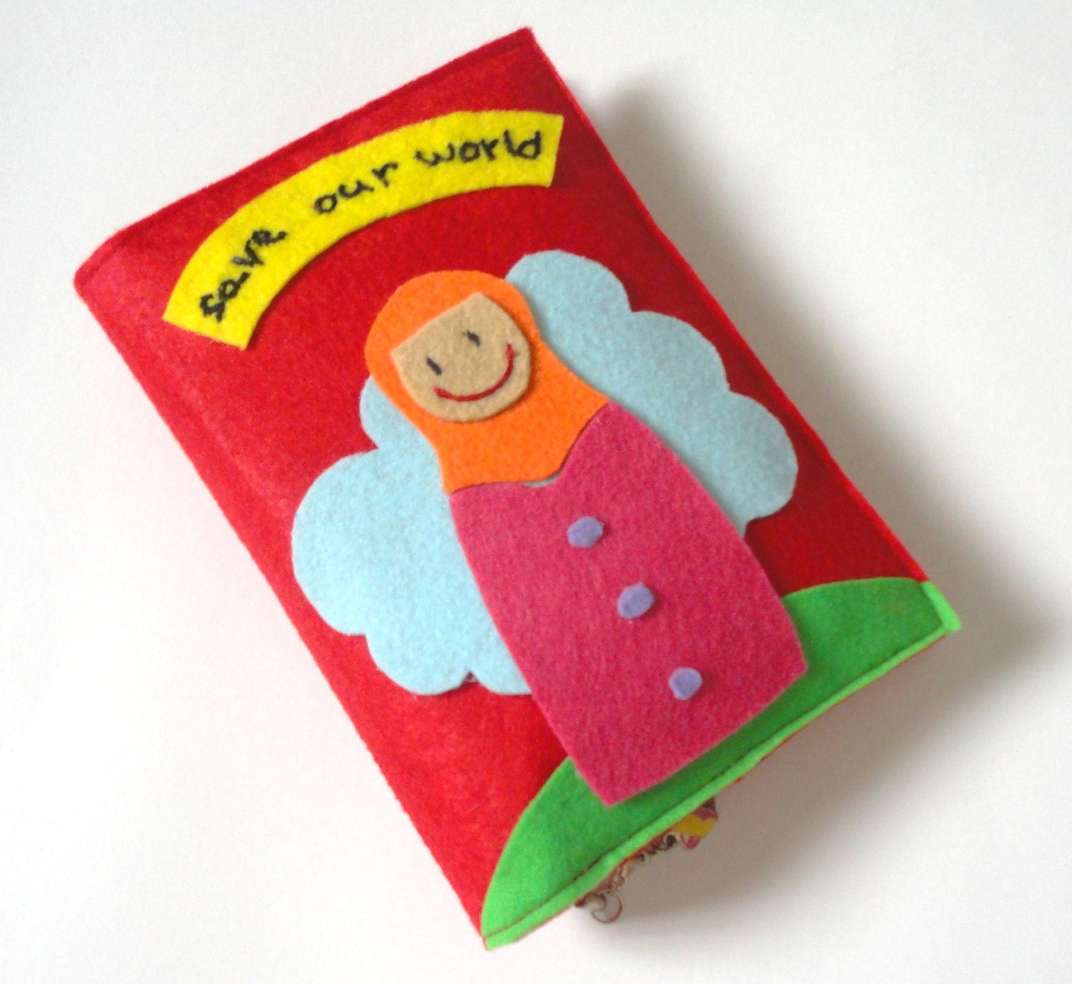 Felt Wallet - iphone case - phone case- card holder- notebook cover