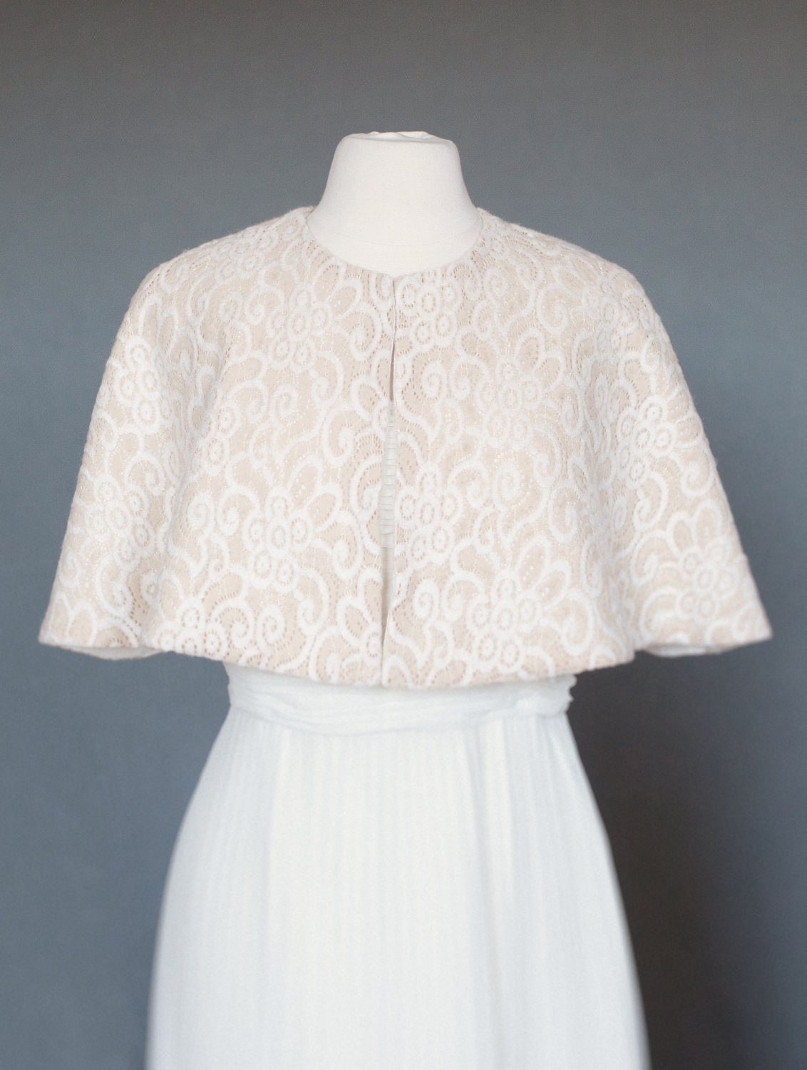 Reversible Shantung Cape