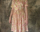 Sweet 1950's Housedress - "Never Needs Ironing"