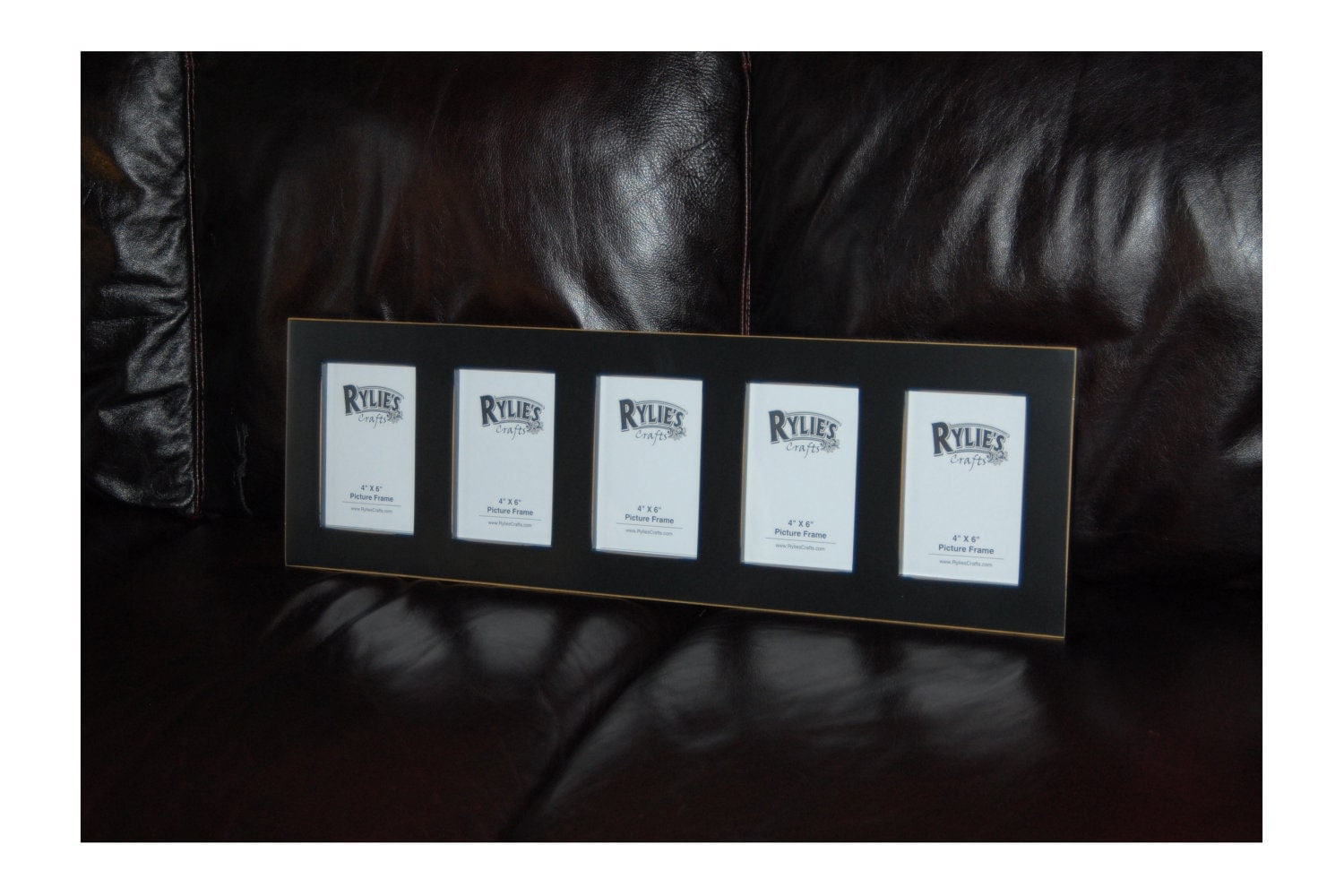 Items similar to 5 Opening 4x6 Picture Frame Multiple / Multi Opening