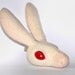 SALE White Rabbit Brooch