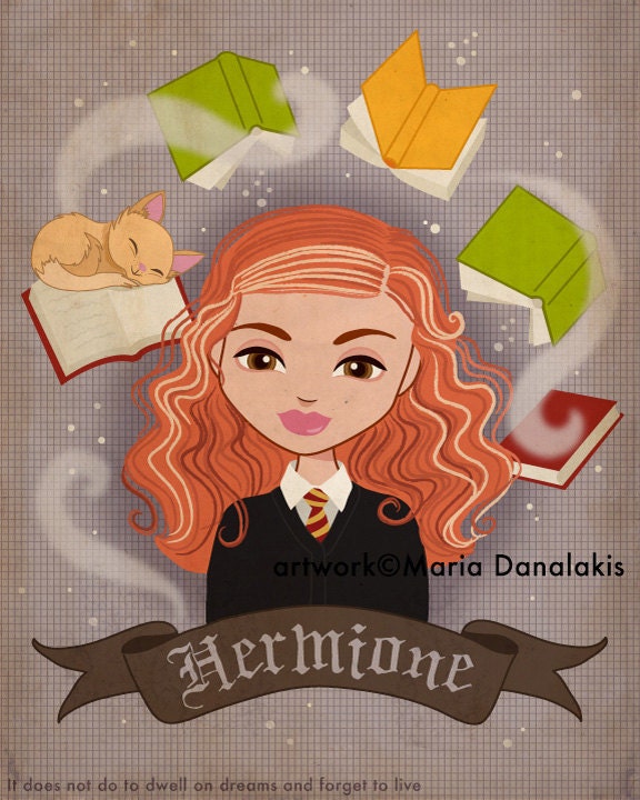 Cute Hermione print