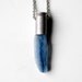 CORDELIA blue kyanite bullet crystal necklace