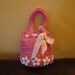 PDF Instant Download Crochet Pattern No 017 Pink Bag
